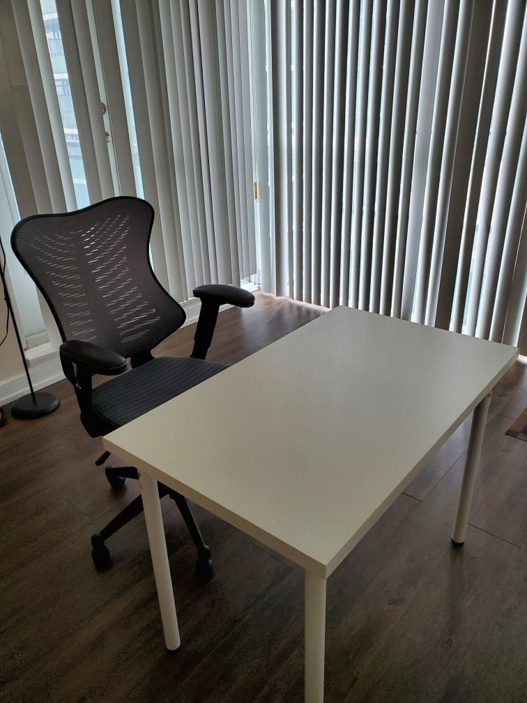 office chair and desk