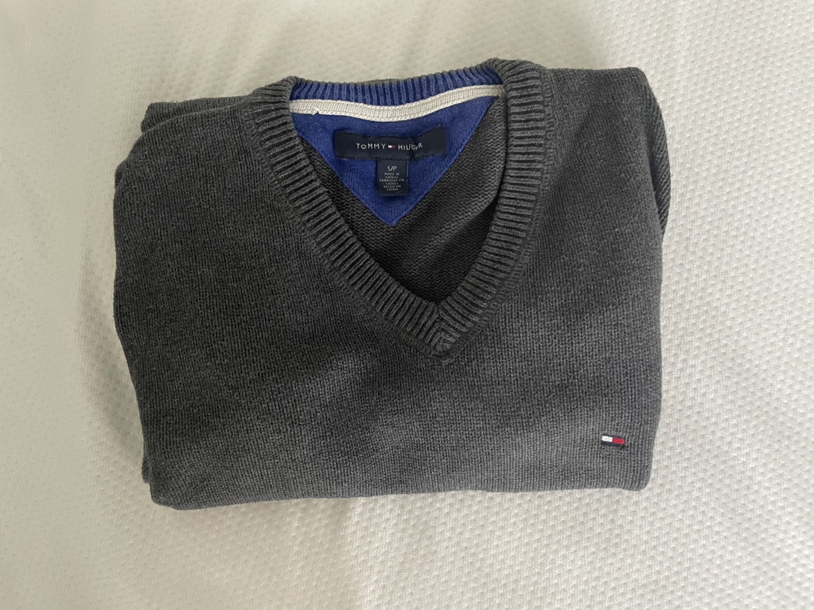 Tommy sweater grey - small/slim