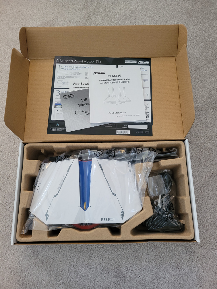 Router - Gundam RT-AX82U WiFi 6 router - photo 2