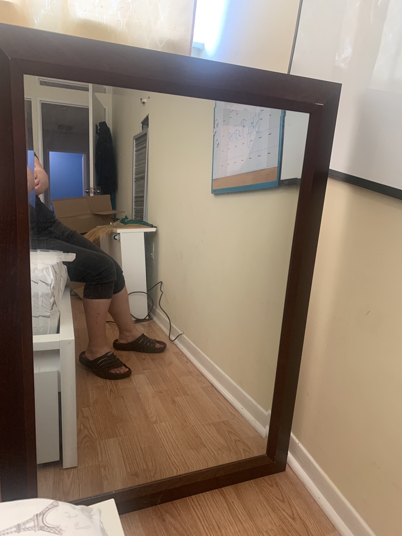Wooden Wall mirror it can be vertical or horizontal thumbnail