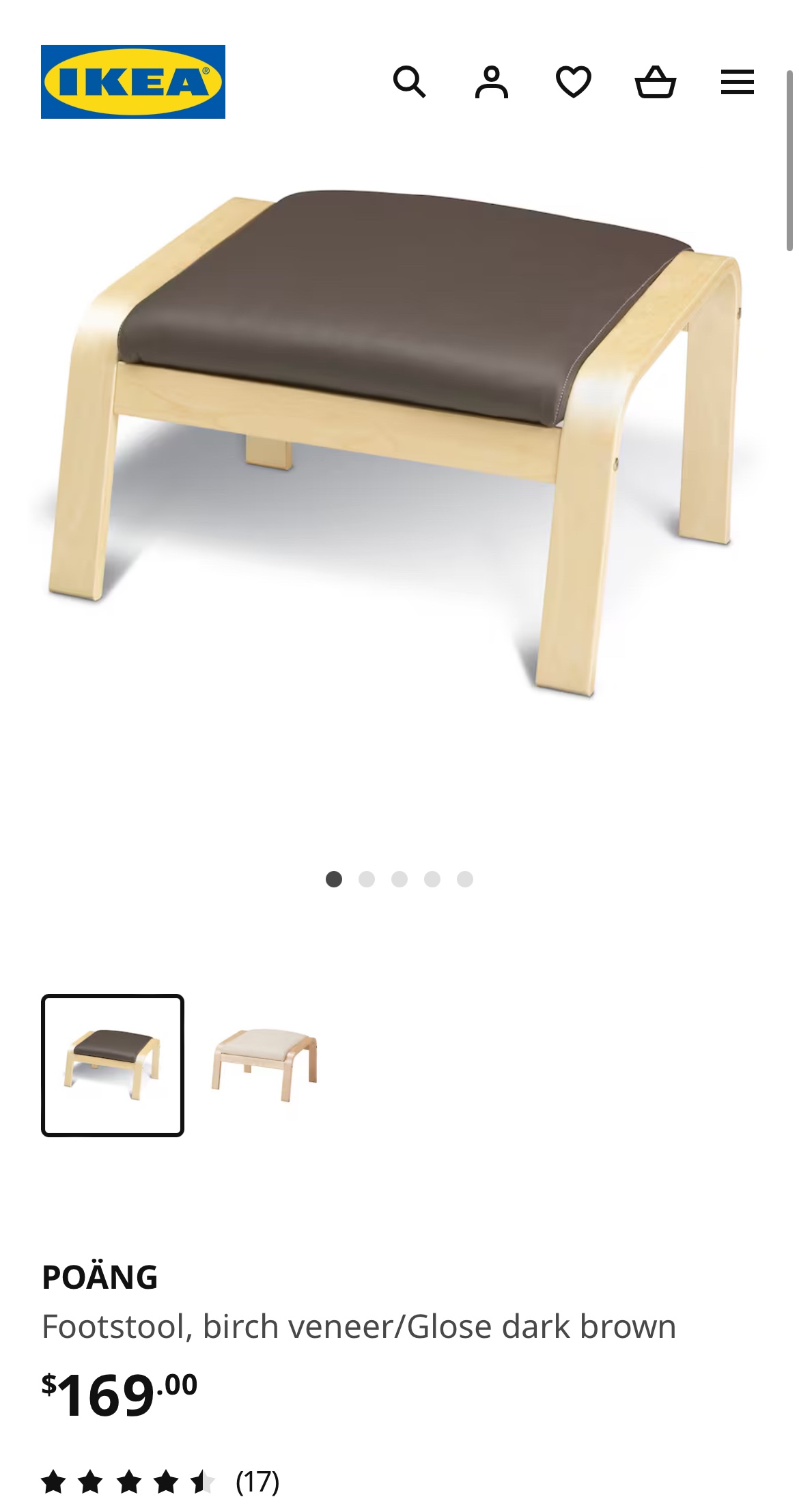 🧡IKEA chair and leg  rest - photo 4