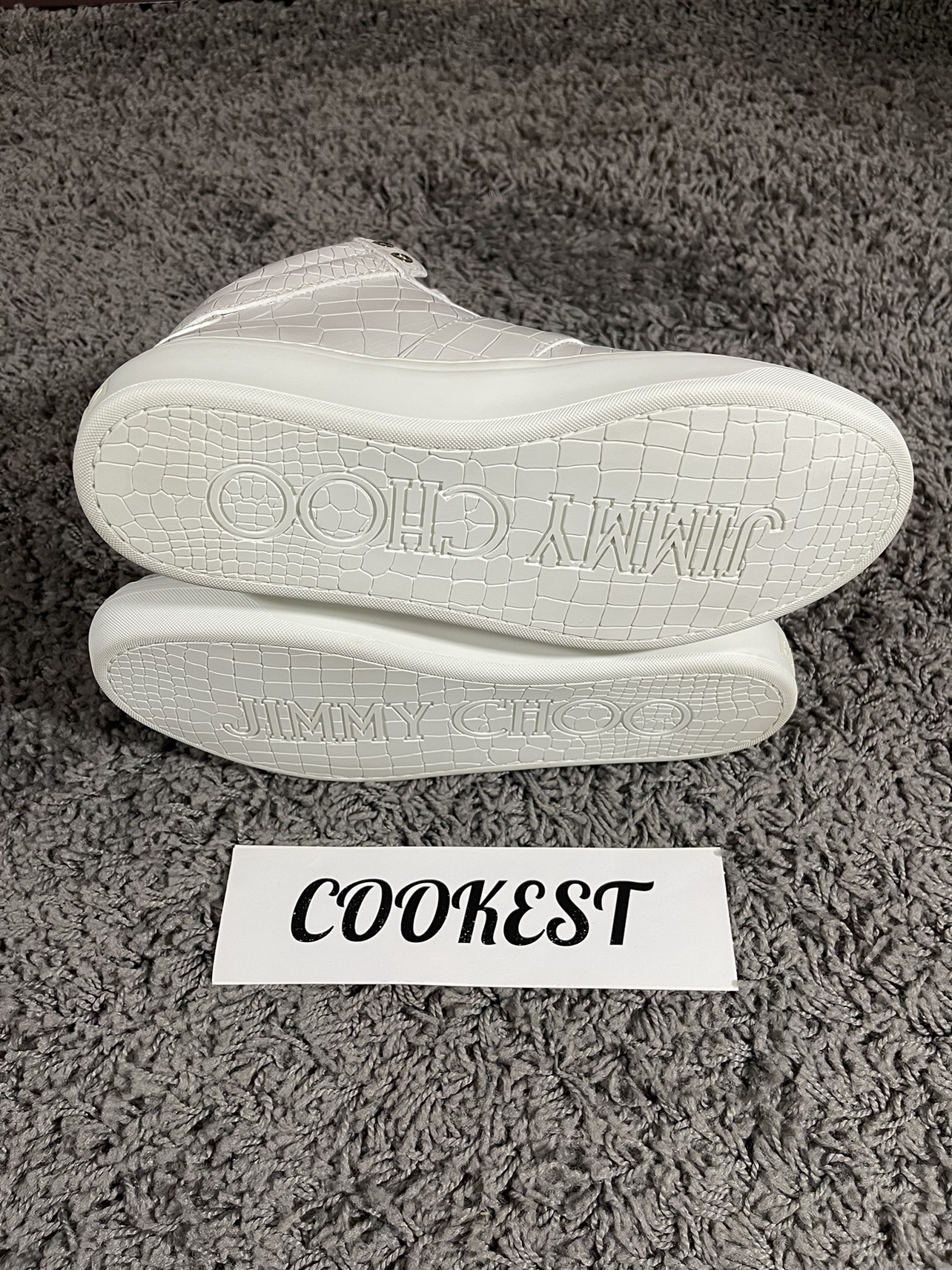 Jimmy Choo Ultra White Croc Belgravi Limited Edition Sneaker image indicator(7)