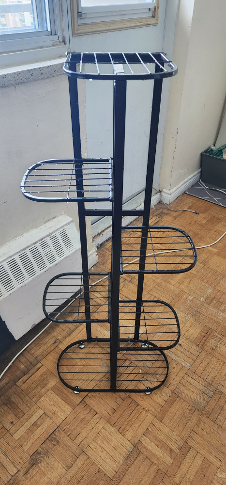 5 tier metalic plant stand