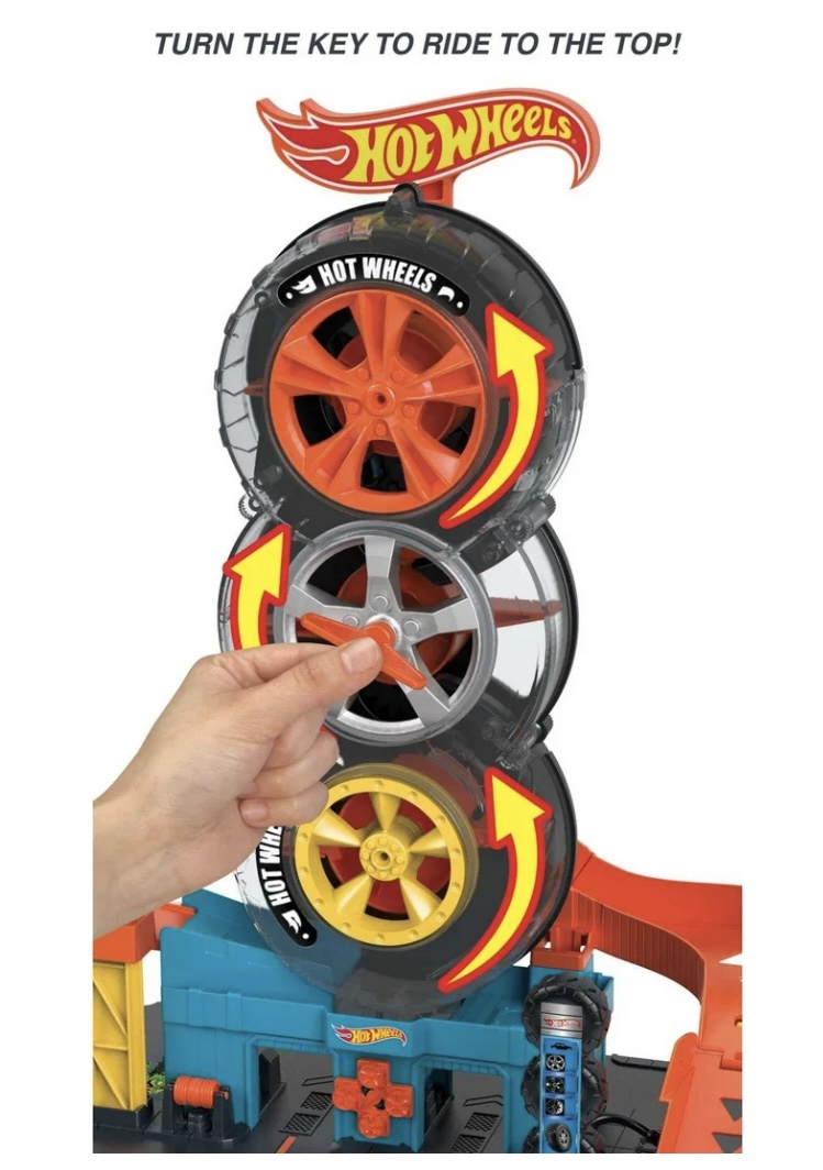 Hot Wheels City Super Twist Tire Shop Playset - photo 4
