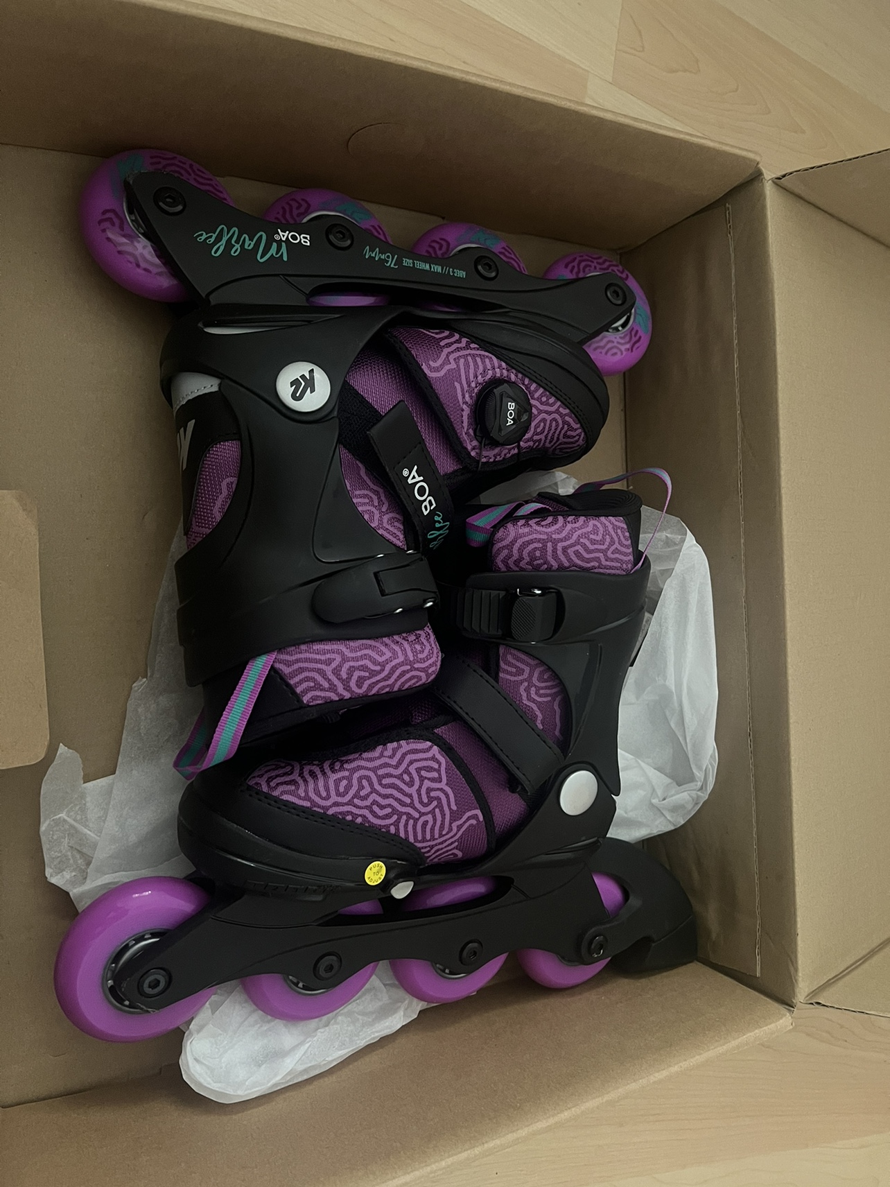 K2 Kids' Marlee Adjustable Inline Skates