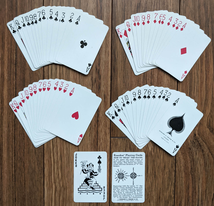 Vintage 1970s Enardoe Marked Playing/Magic Cards - EXC CONDITION image indicator(2)