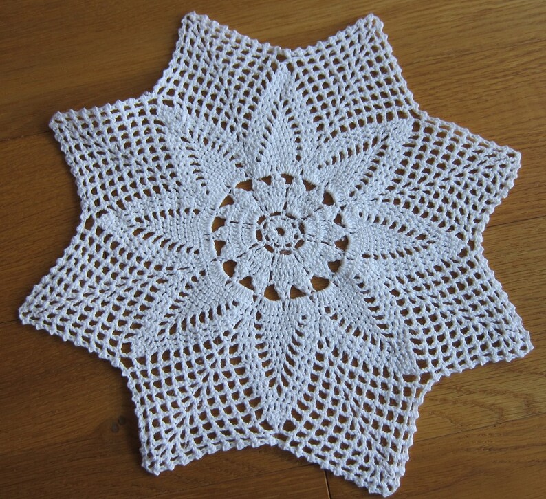 Handmade Beautiful crochet doilies - 2 pcs