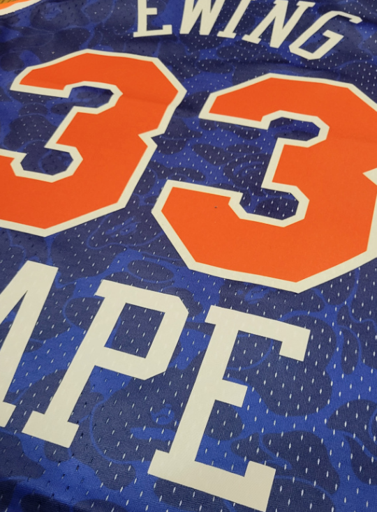 NEW YORK KNICKS BAPE HARDWOOD CLASSIC JERSEY - photo 5