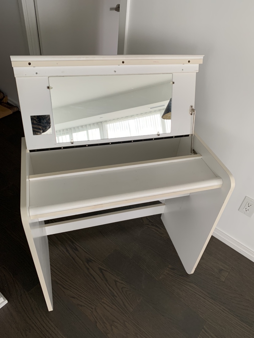 Makeup Organizer with Mirror