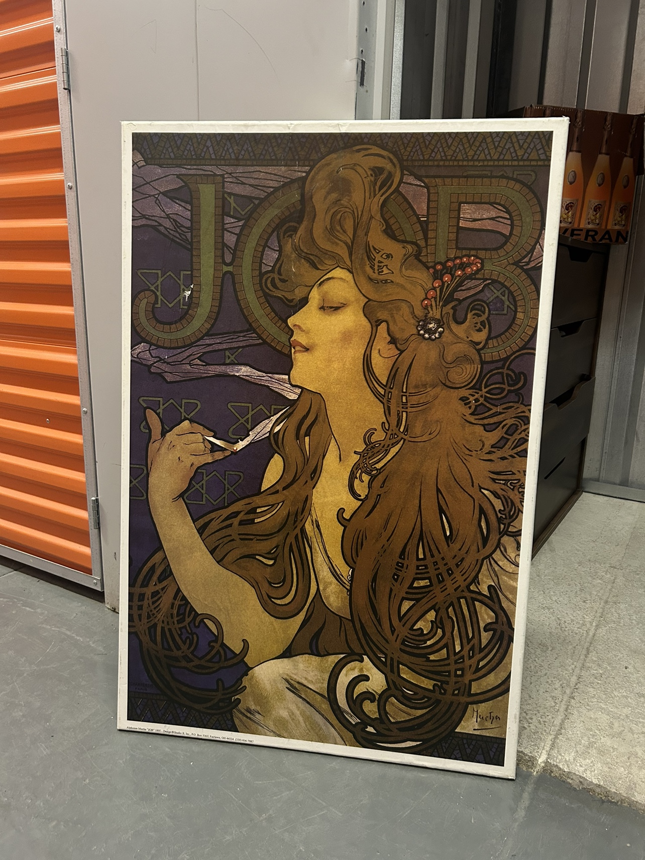 Job Poster on canvas