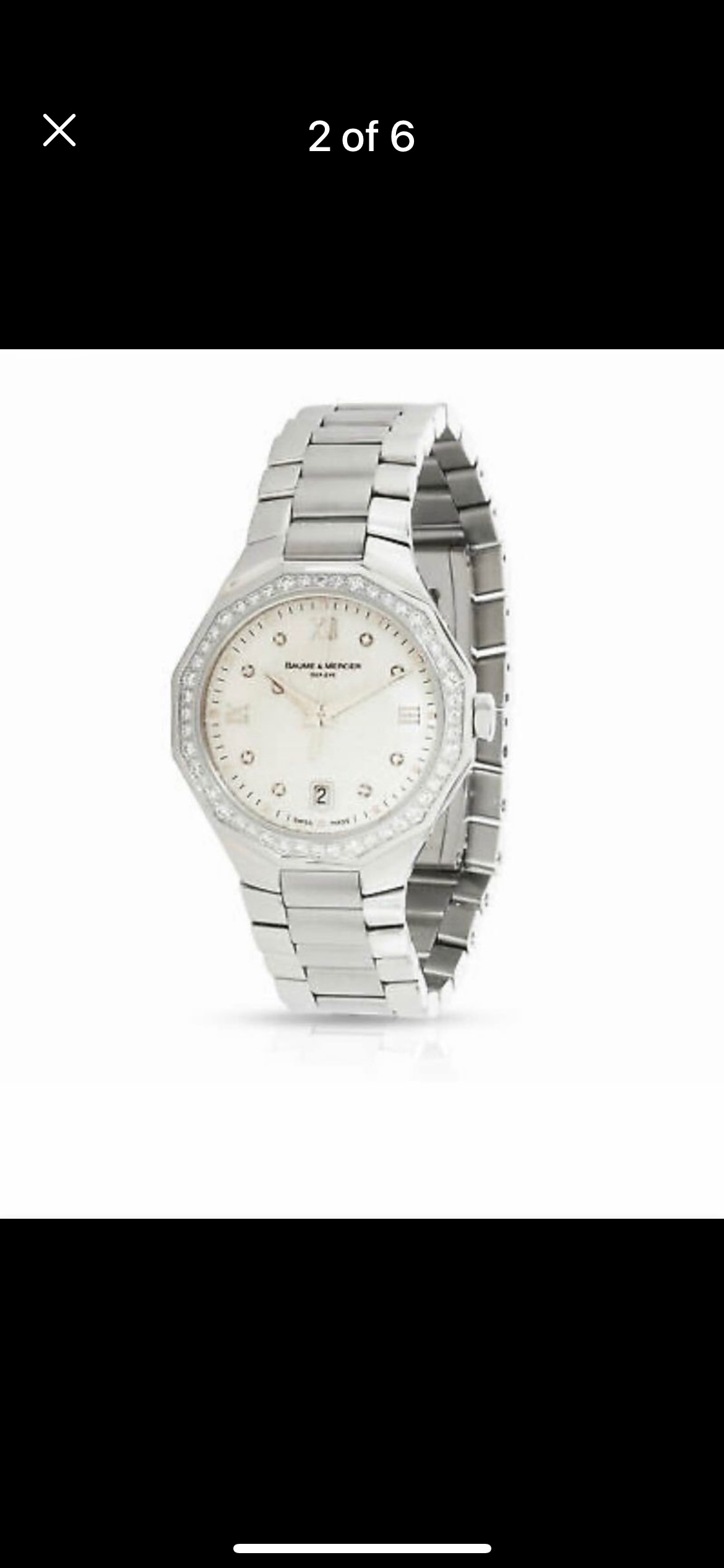 MERCIER REVIERA DIAMOND WATCH - photo 2