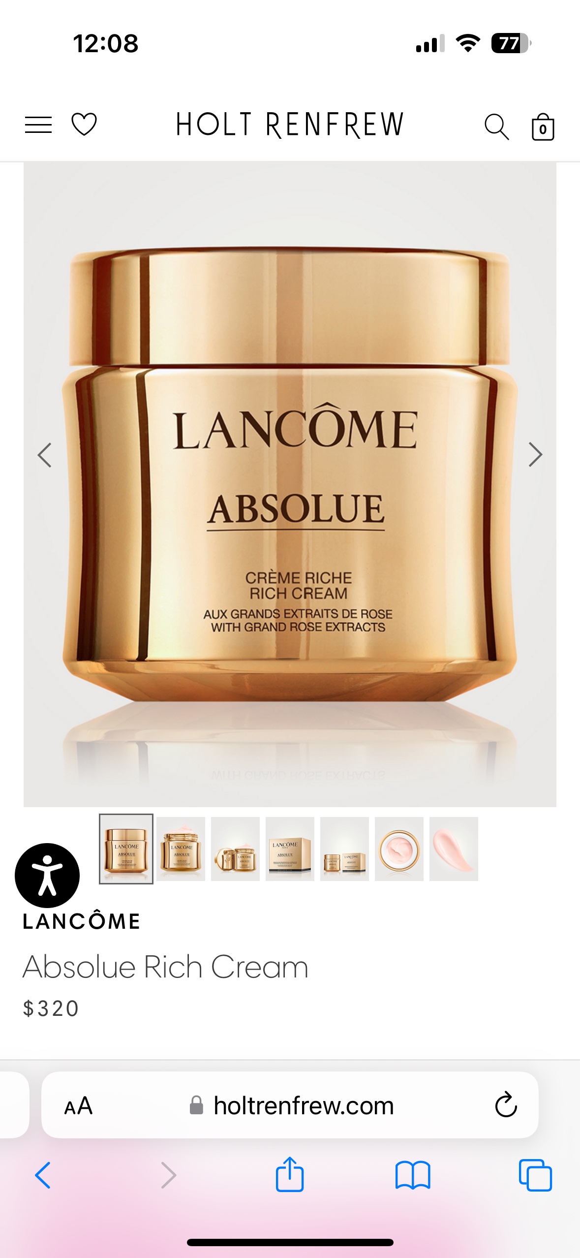 Lancôme absolue rich cream and eye cream image indicator(2)