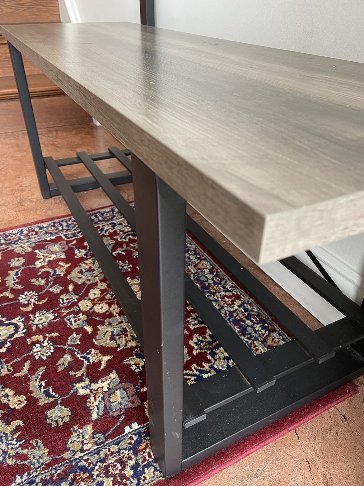 Hall bench with hooks and upper shelf - photo 3