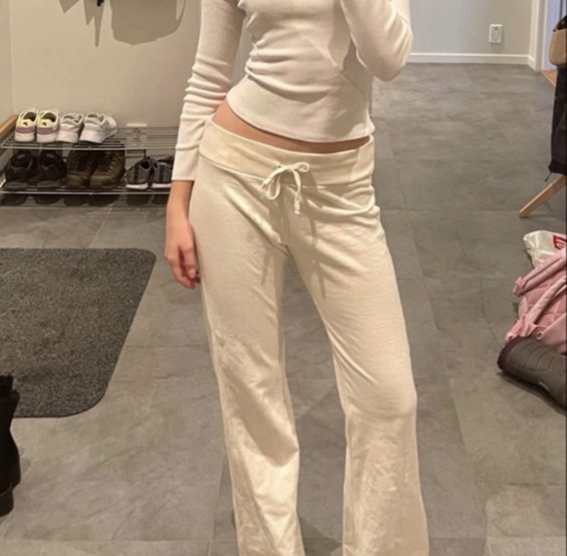 Brand new white/cream sweatpants image indicator(3)