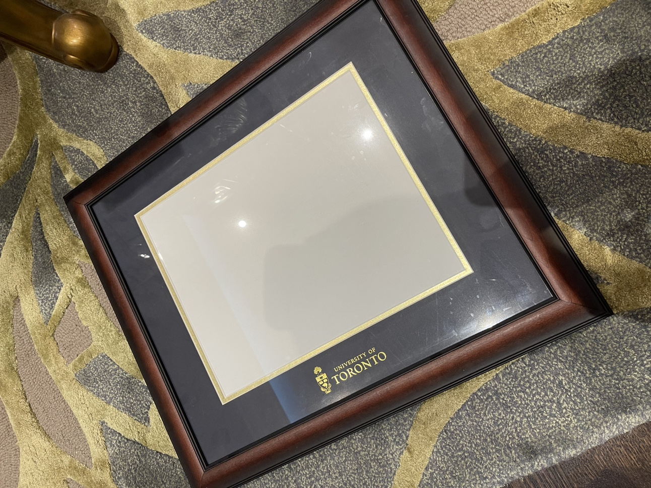 UofT University of Toronto Diploma Graduation Wood Frame thumbnail