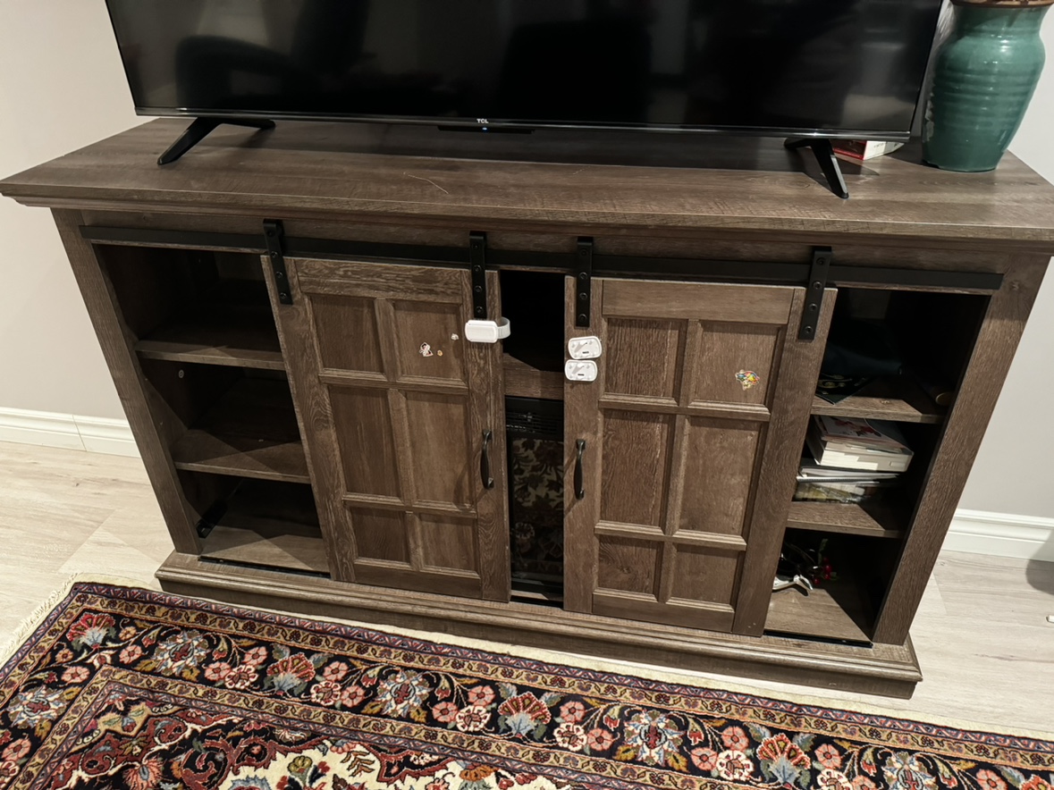 Moving sale- tv stand - photo 3
