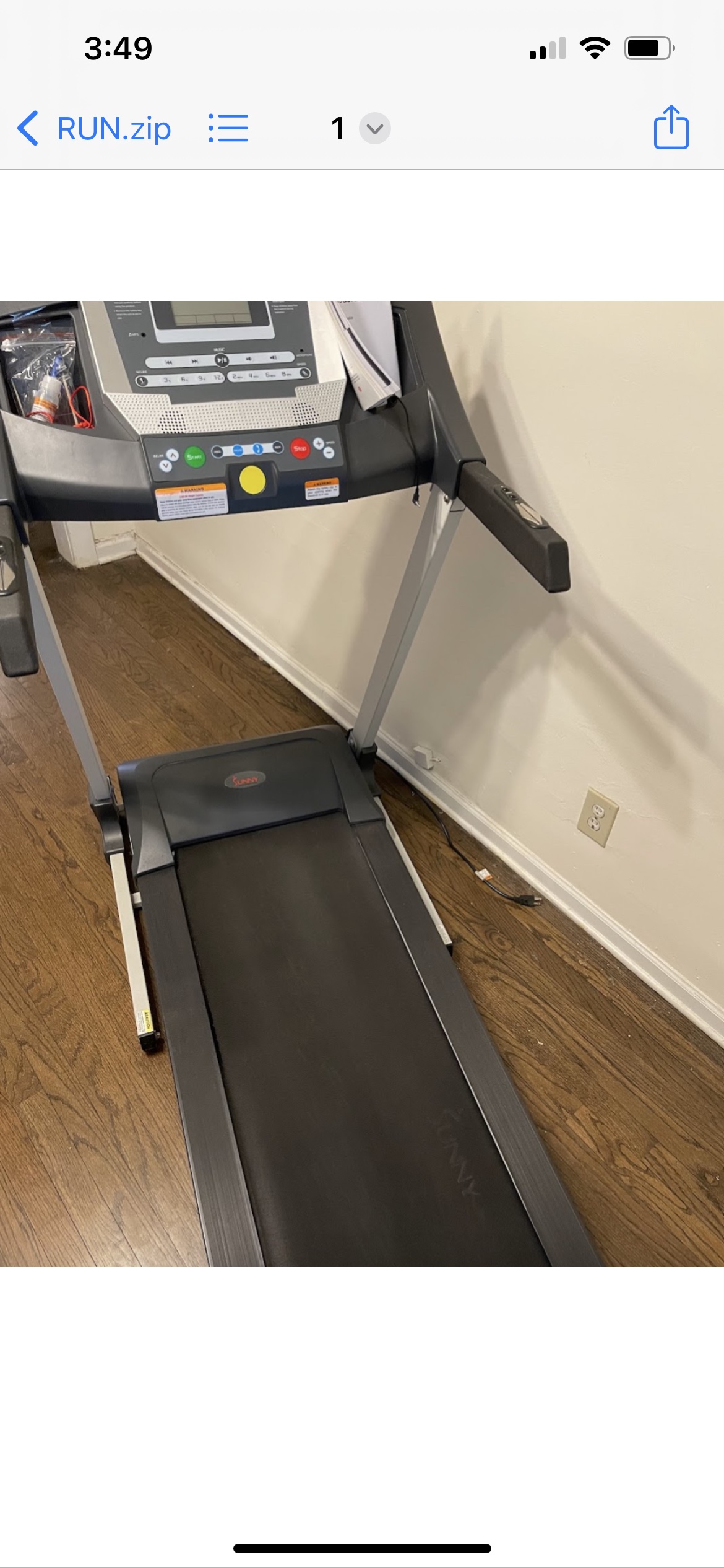 Treadmill- great condition! - photo 3