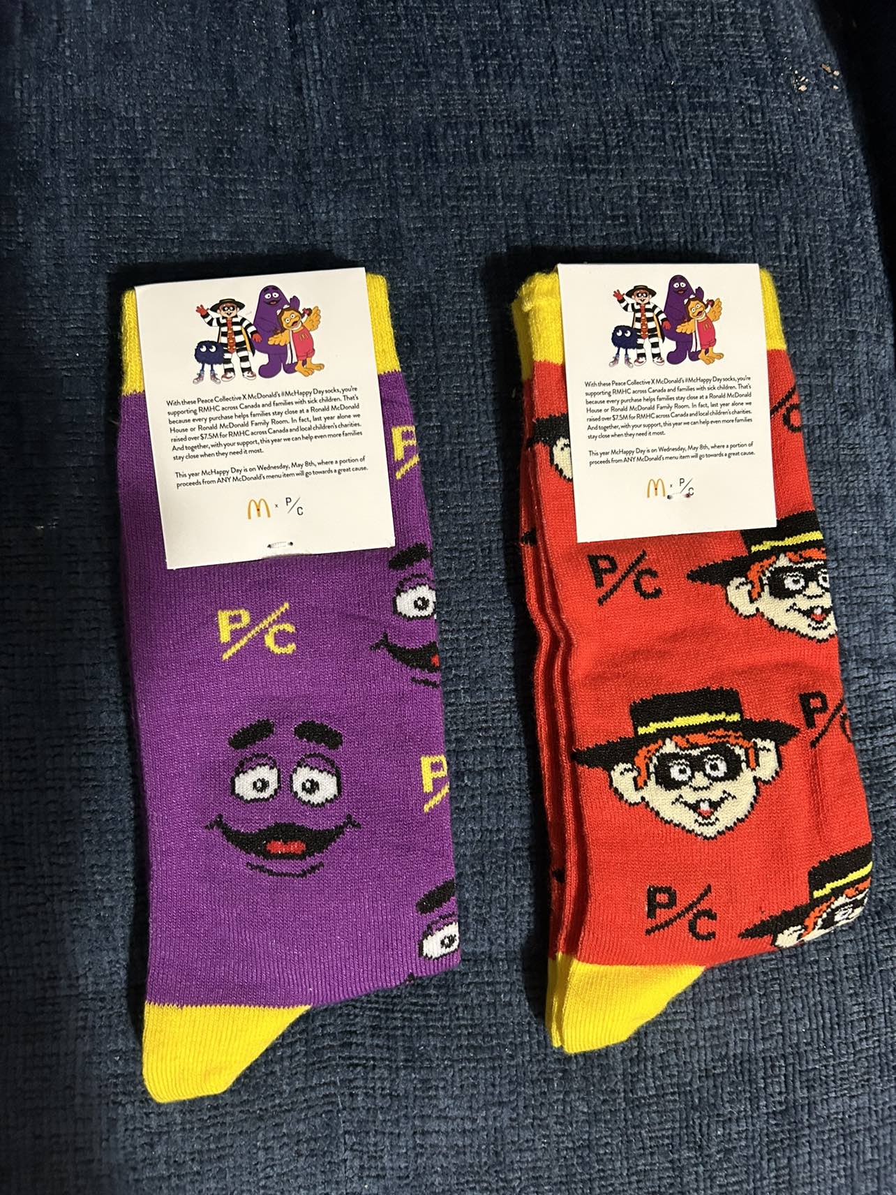 Hamburglar & Grimace McDonalds Socks (2024 Exclusive) thumbnail