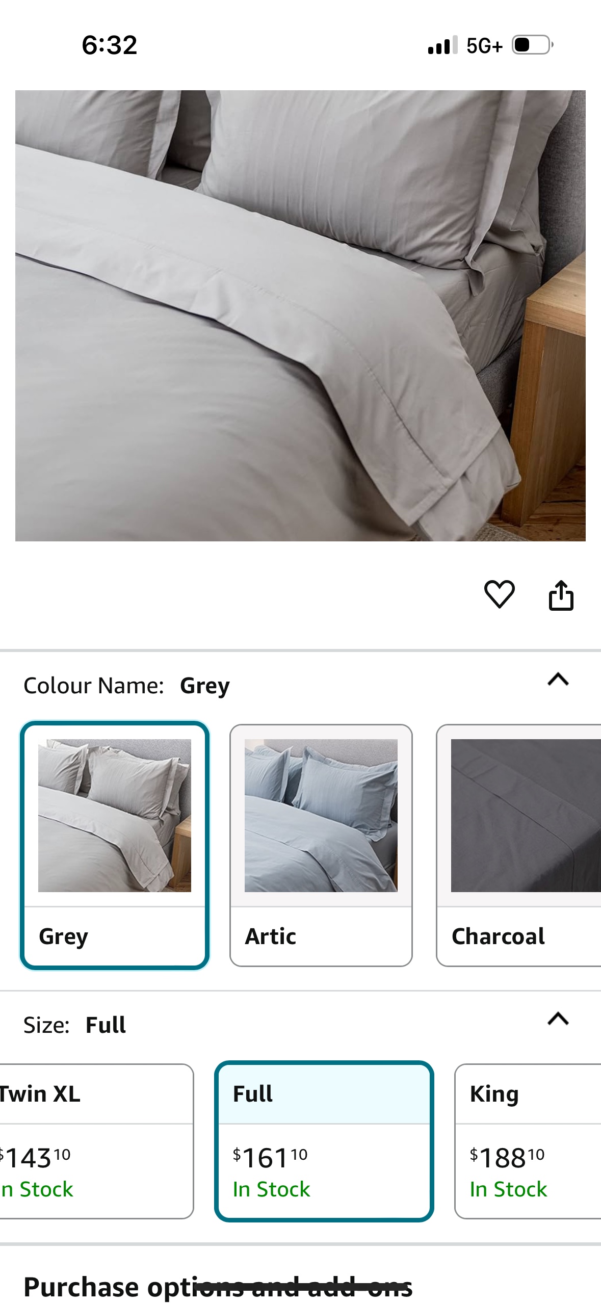 Cotton sheets