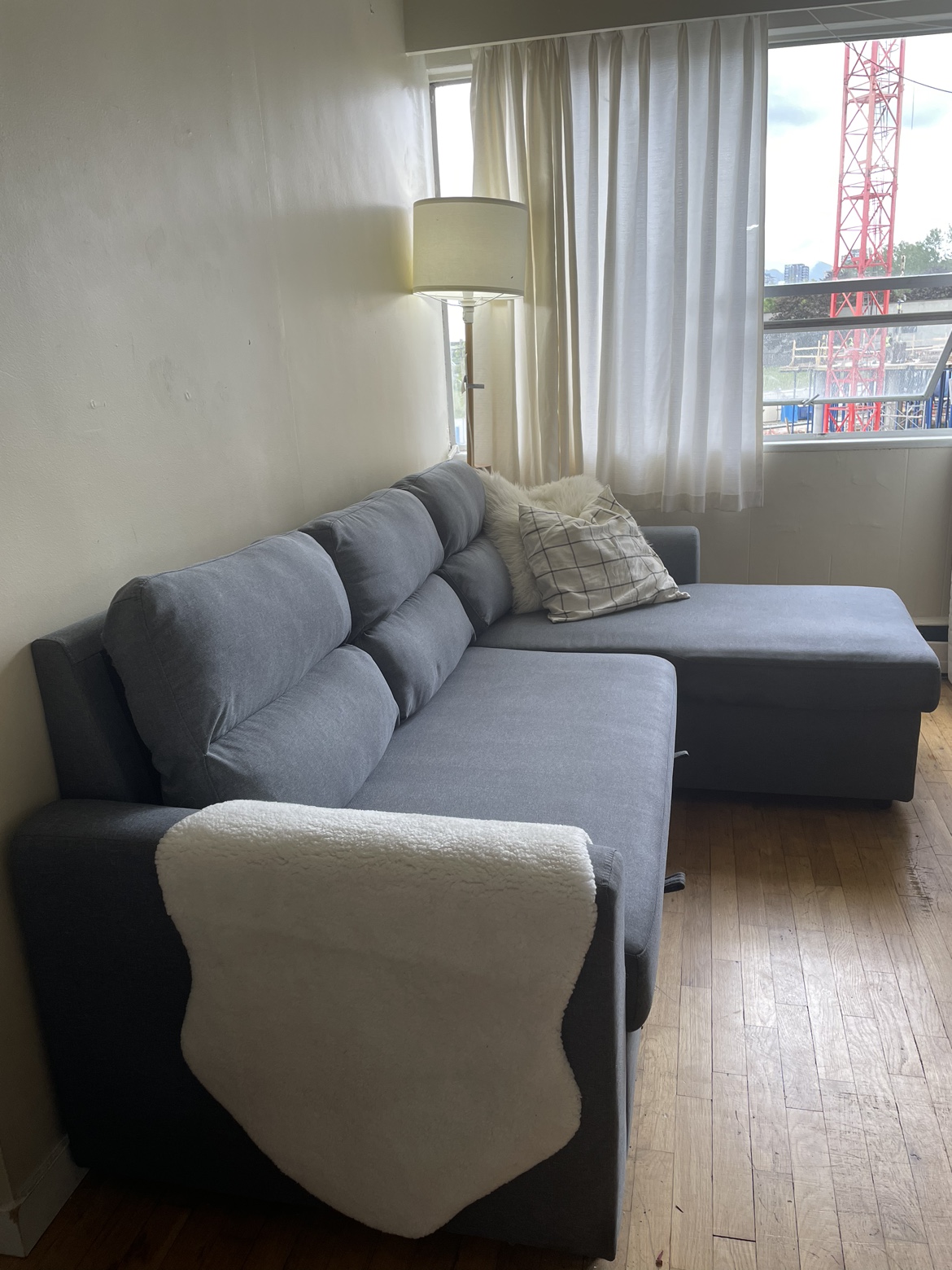 Moving Sale! Gray Sofa Bed