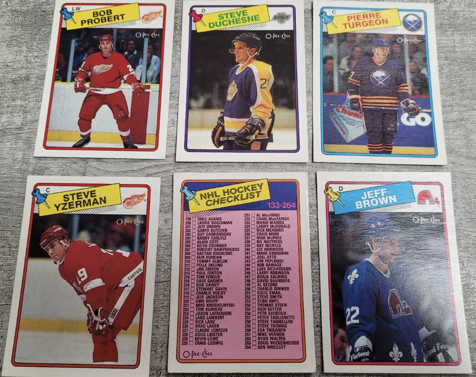 88-89 o-pee-chee NHL complete set image indicator(3)