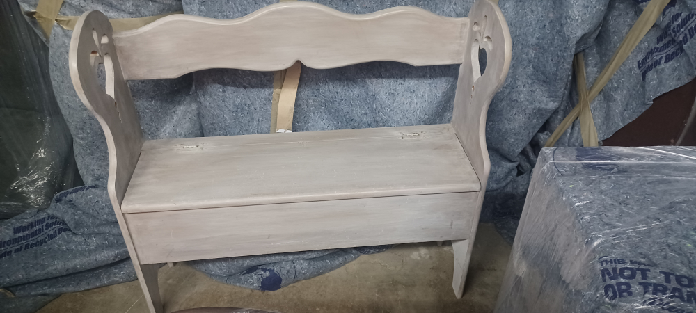 wood Bench w/storage