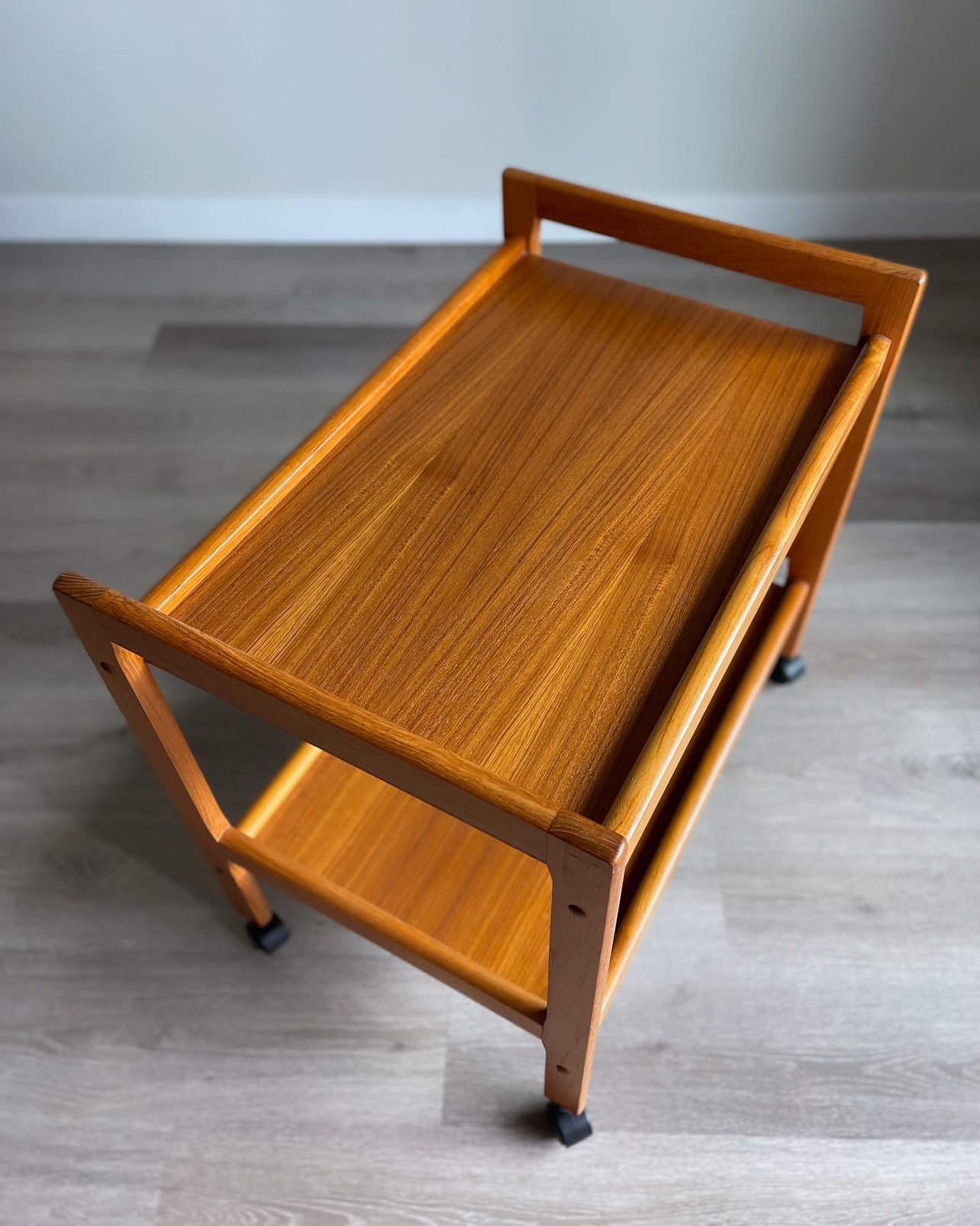 MCM Danish Teak Bar Cart - photo 2