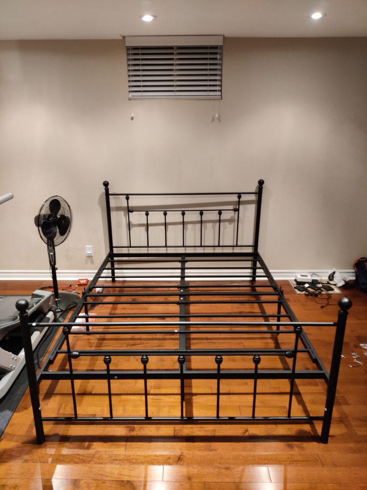 Queen Size Metal Platform Bed
