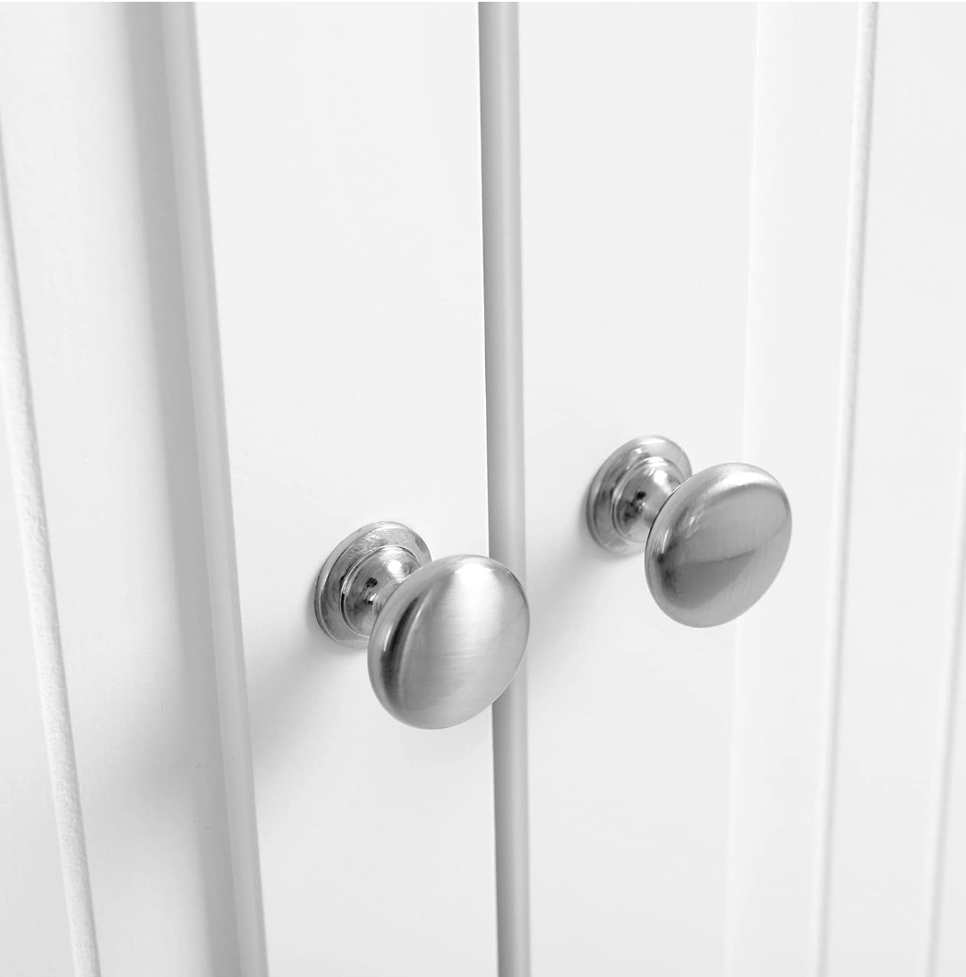 VASAGLE Free Standing Bathroom Cabinet, Kitchen Cupboard Storage image indicator(5)