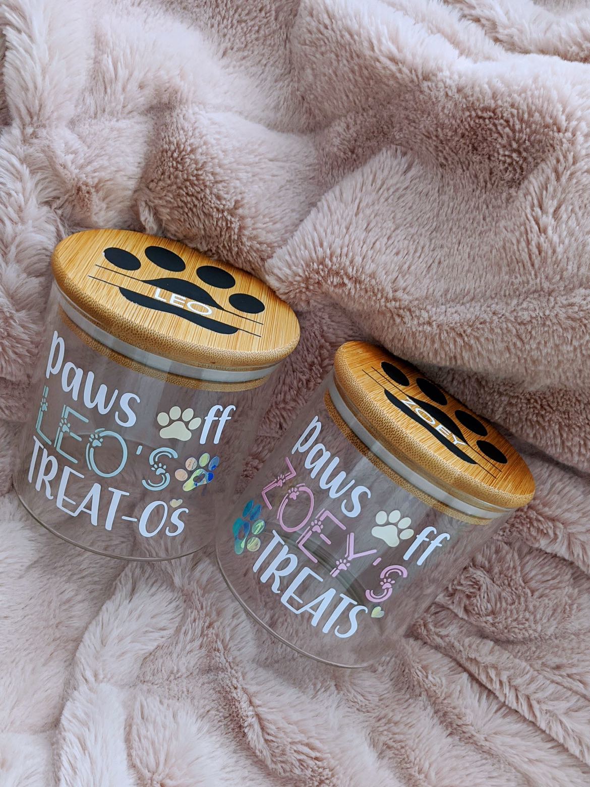 Personalized Treat Jars