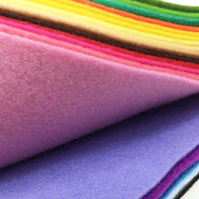 42 pc New 12” Felt Sheets
