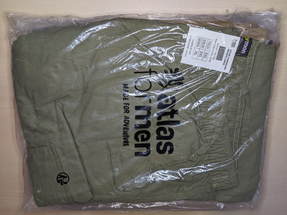 Atlas For Men Cargo Pants Khaki Camel Size 4XL image indicator(2)