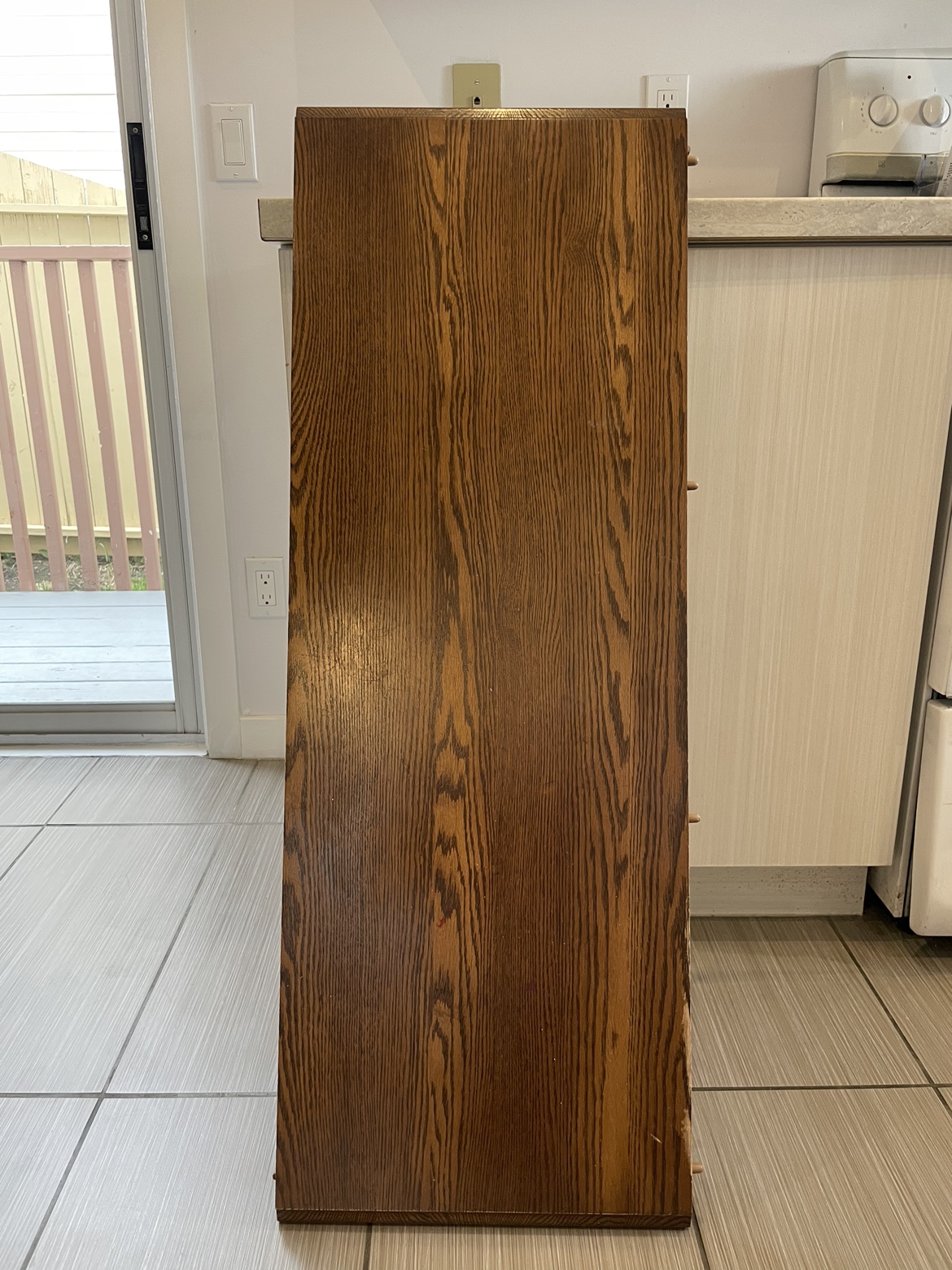 Wood extendable dining table with 4 chairs - photo 4