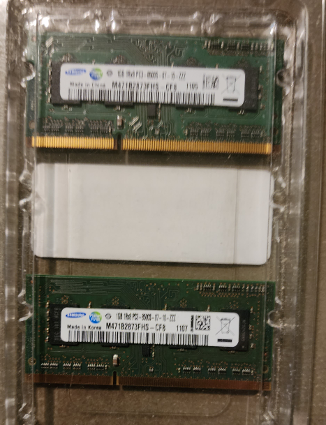 1G x2 RAM SO- DIMMs thumbnail