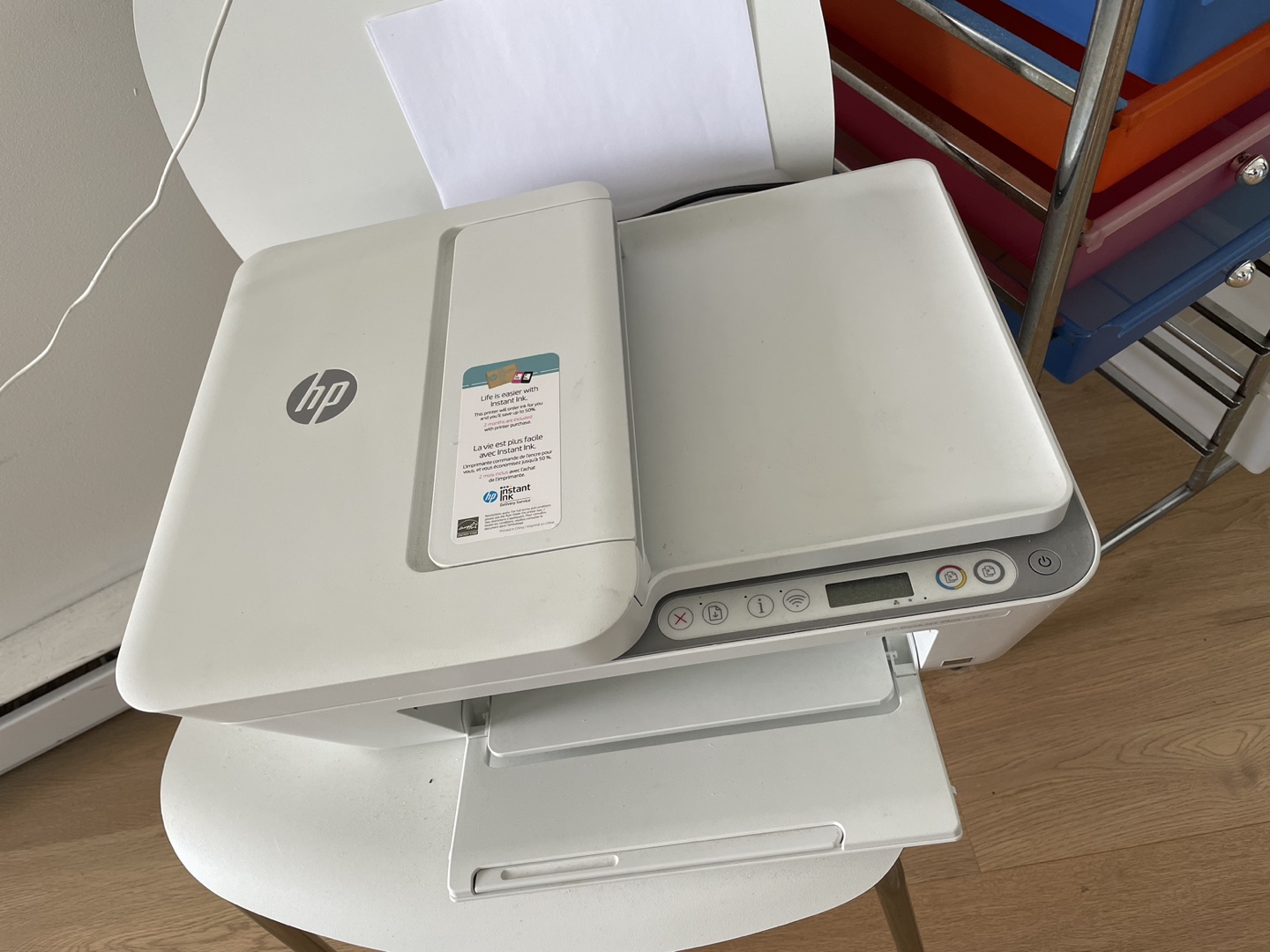 HP printer (all-in-one) and ink