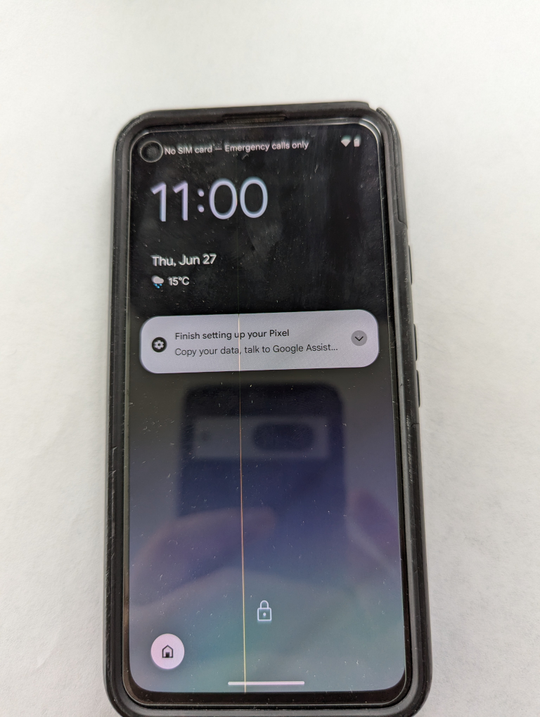 Used pixel 4a with a dead pixel thumbnail