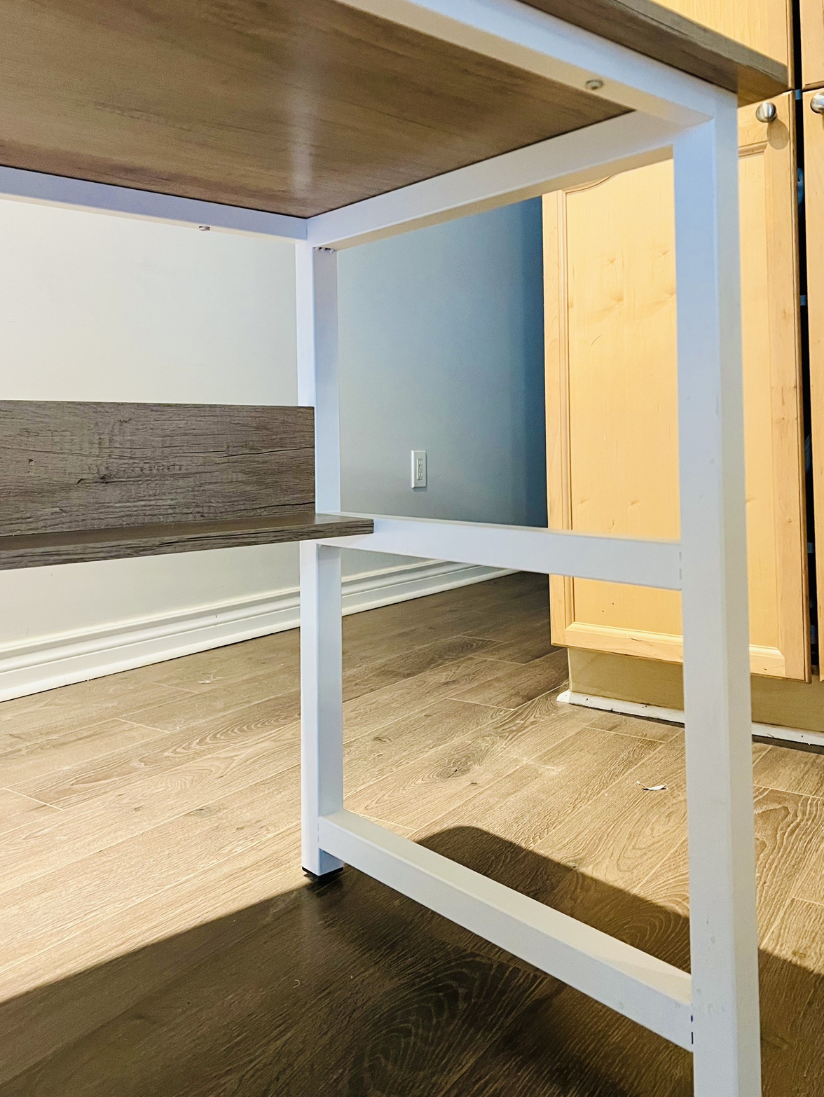 Work/Study desk with a built-in shelf - photo 5