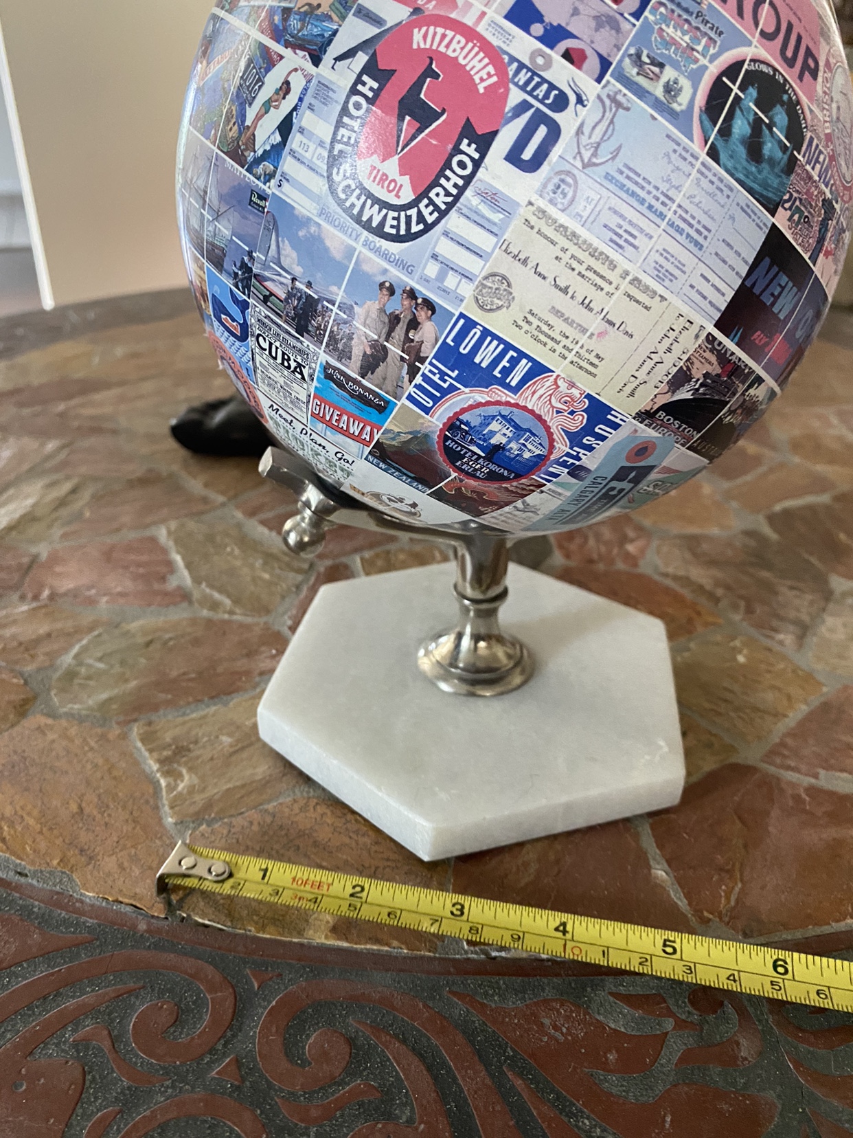 Decor stamps globe image indicator(10)