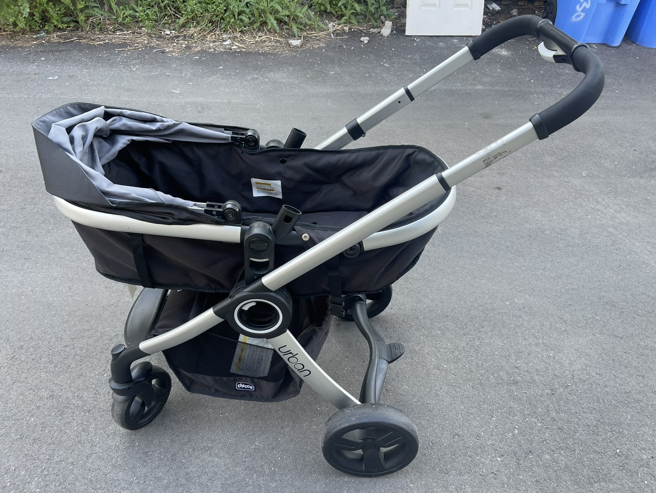 Used Chicco Urban Stroller (2017) with Car Seat Adapter