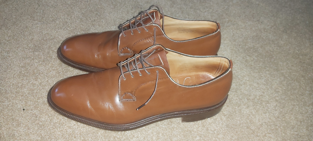 Church's Men's Brown Color Derby Shoes (size UK10) thumbnail