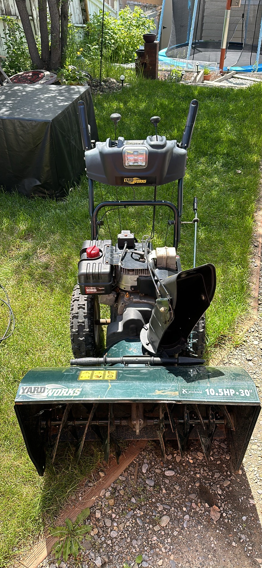 Yardworks 30” snowblower - photo 2