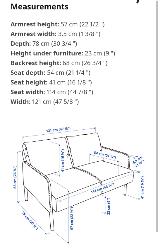 Couch, loveseat IKEA - photo 2