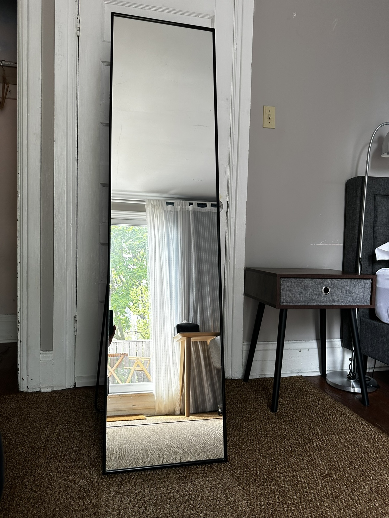 IKEA KARMSUND Standing mirror, black - photo 2