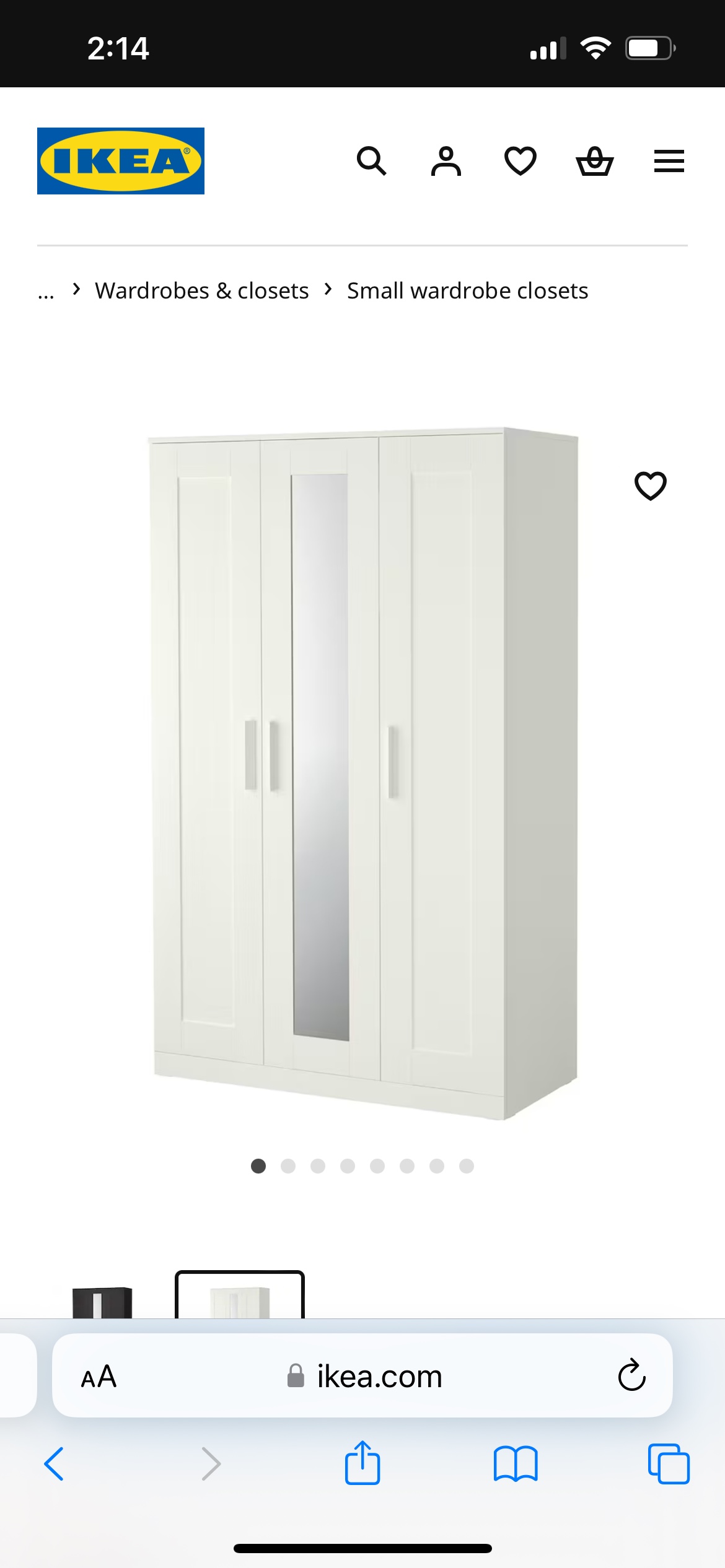 Wardrobe white thumbnail