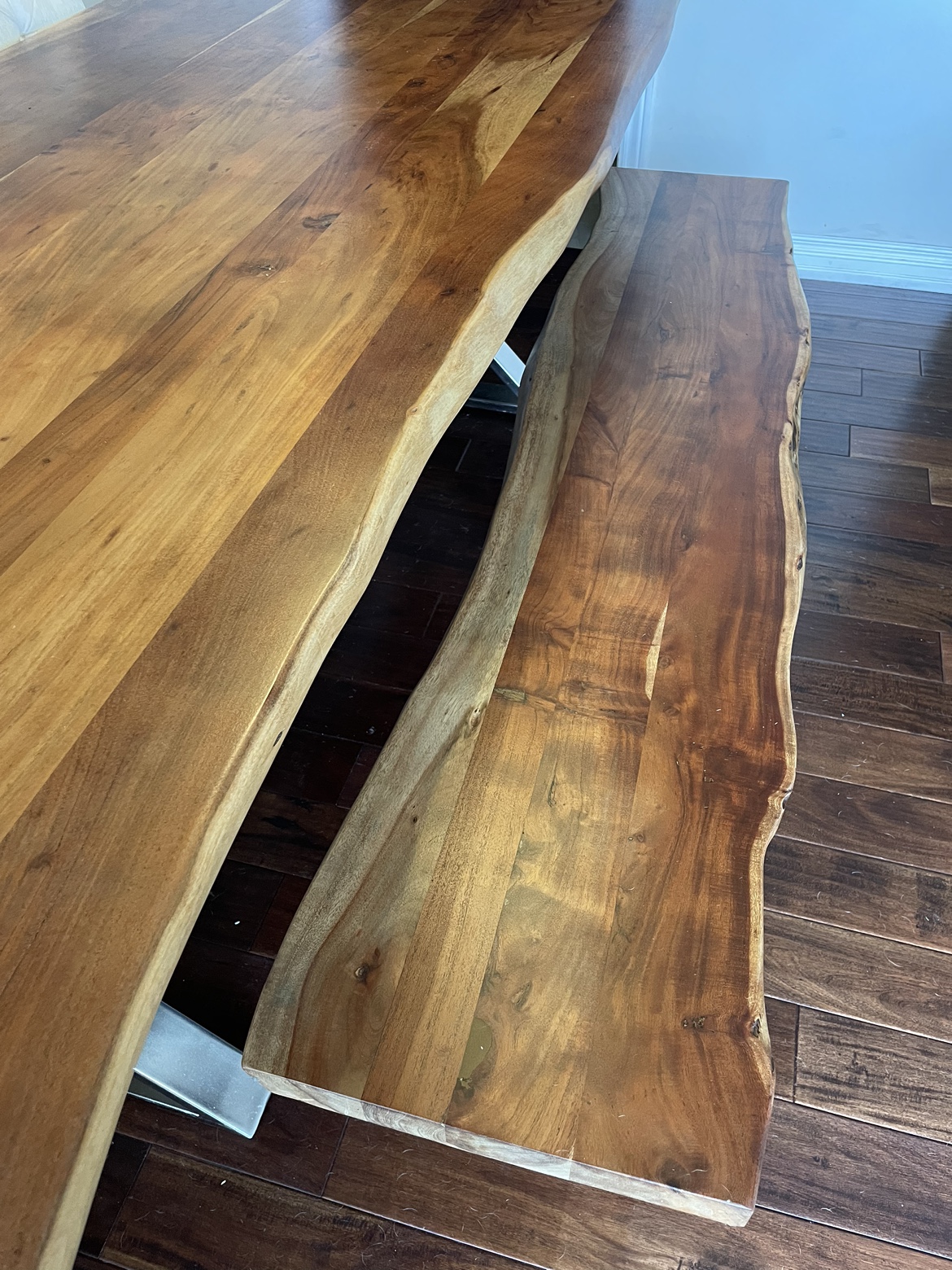 Dinning Table with Bench and Chair - photo 4