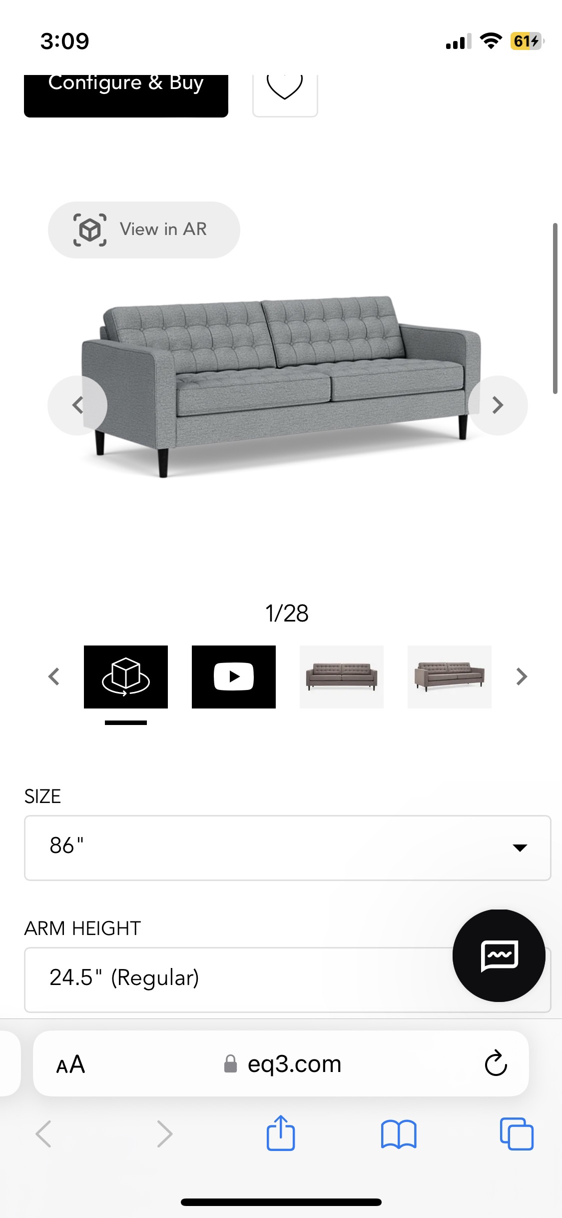 EQ3 couch - photo 2