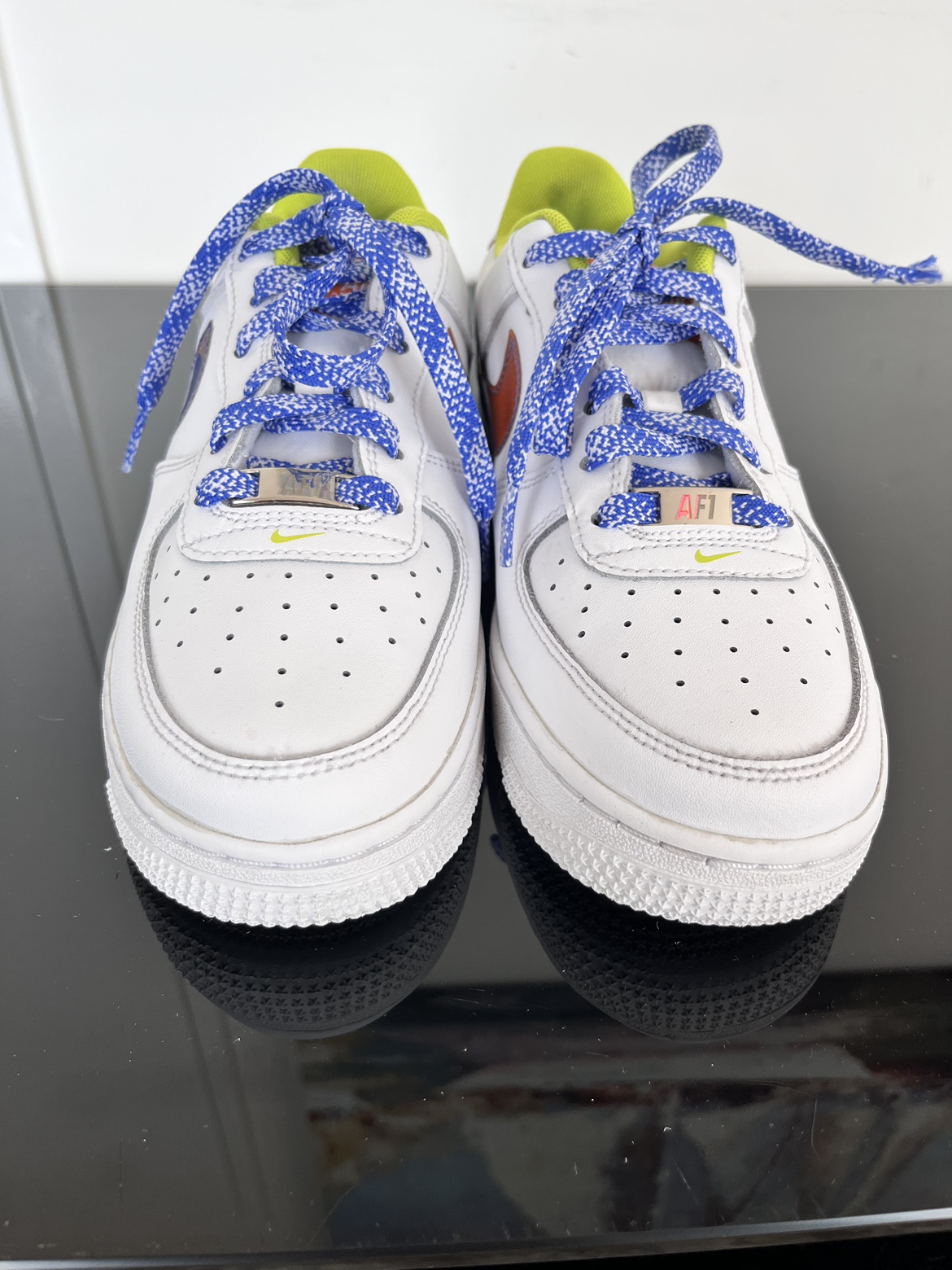 Nike Air Force 1 LV8 White/Multi-Color-Medium Blue image indicator(4)