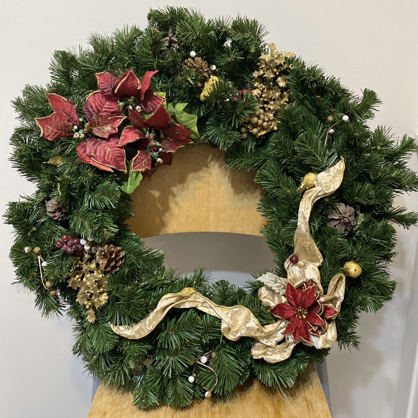 #freecycle Christmas Wreath