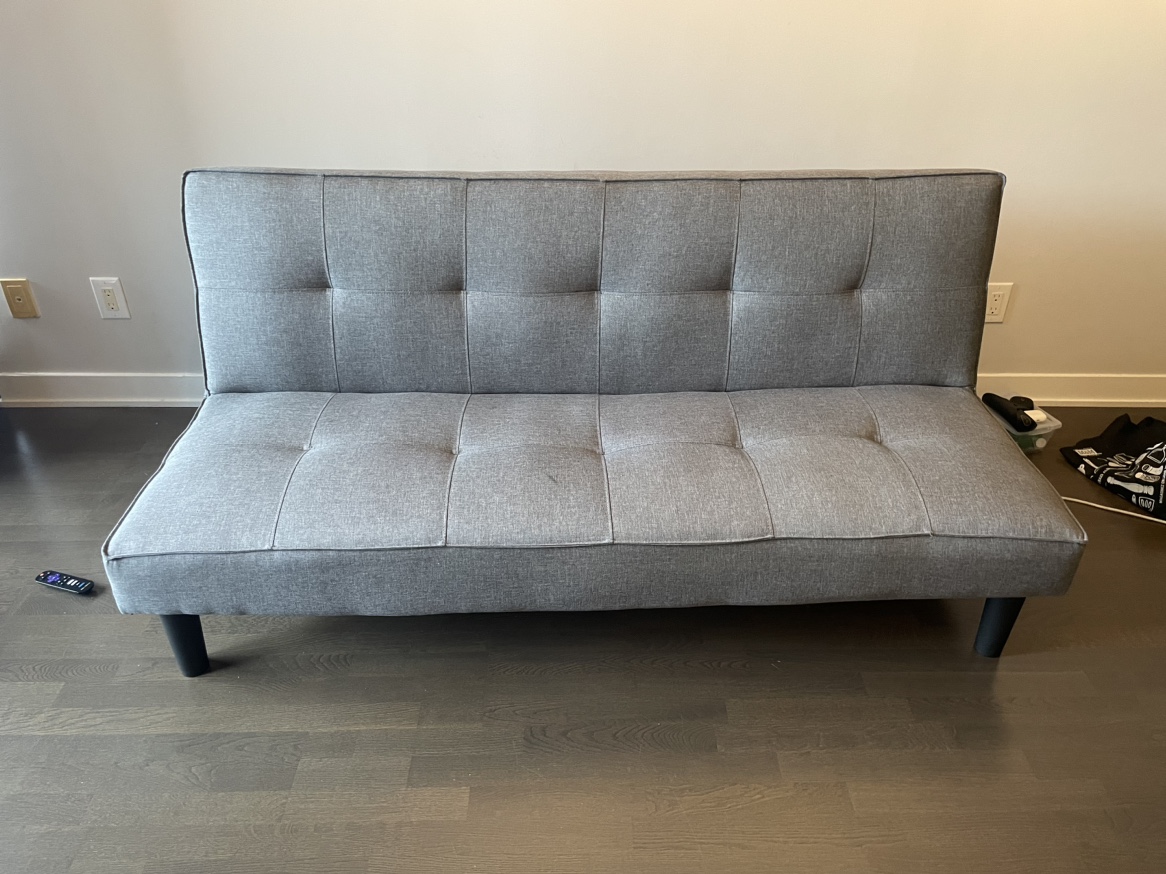 Grey Couch/Futon