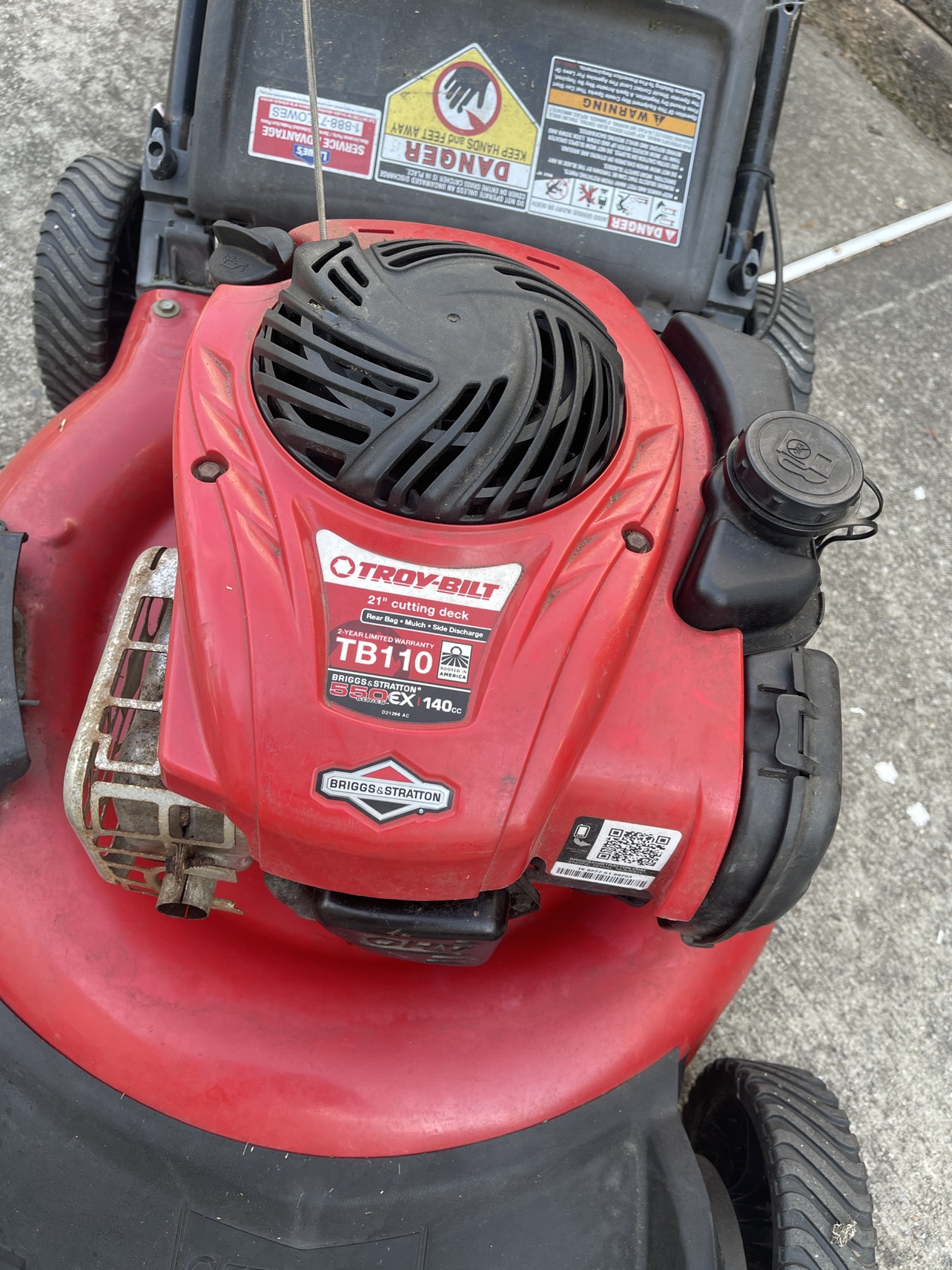 Troy bilt lawn mower - photo 2